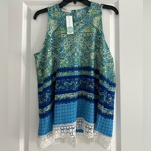 Renee C By Stitch Fix - Shelton split back tank top